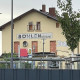 Bahnhof Böhlen.